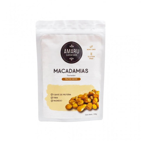 Amaru - Macadamia Tostada 150 gr - Baitz Shop