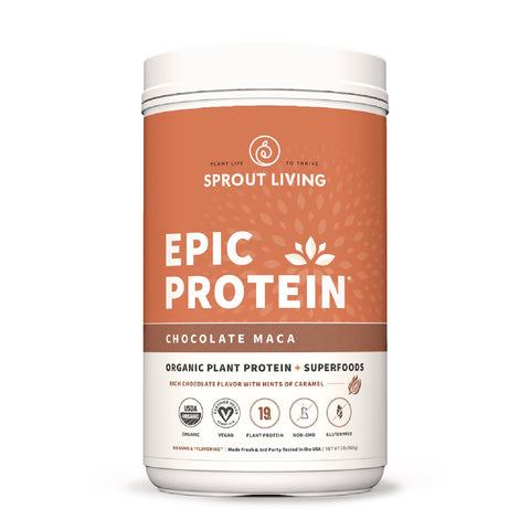 Sprout Living - Epic Protein Sabor Chocolate Maca 2 lb - Baitz Shop